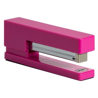 JAM PAPER Modern Desk Stapler, Pink, Sold Individually Image 1