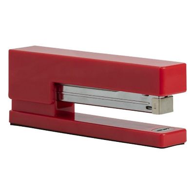 JAM PAPER Modern Desk Stapler, Red, Sold Individually Image 1