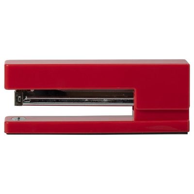 JAM PAPER Modern Desk Stapler, Red, Sold Individually Image 1