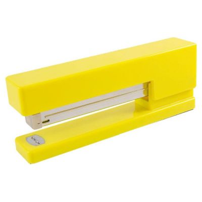 JAM PAPER Modern Desk Stapler, Yellow, Sold Individually Image 1