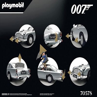 James Bond Playmobil 70578 Aston Martin DB5 Building Set  Goldfinger Edition Image 2