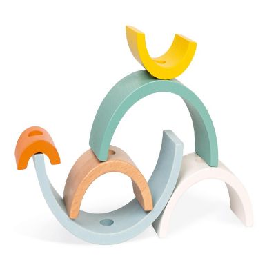 Janod Sweet Cocoon - Rainbow Turtle Image 1