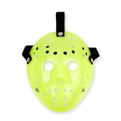 Jason Hockey Mask  Glow-In-The-Dark Friday The 13th Mask  Sized for Adults Image 1