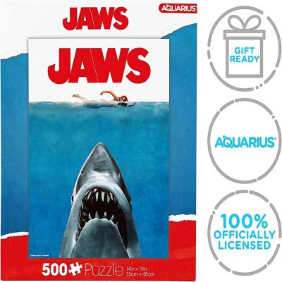 JAWS One Sheet 500 Piece Jigsaw Puzzle Image 2