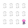 Jellyfish 3.5" Cookie Cutters Image 1