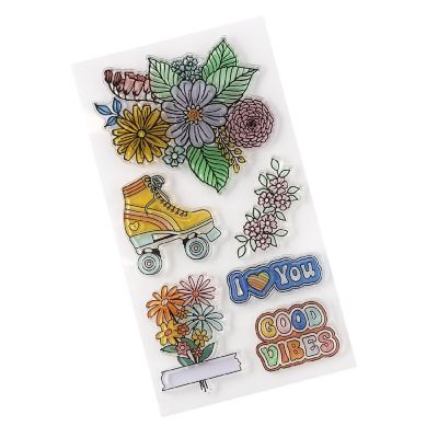Jen Hadfield Flower Child Clear Stamps 6/Pkg Image 2