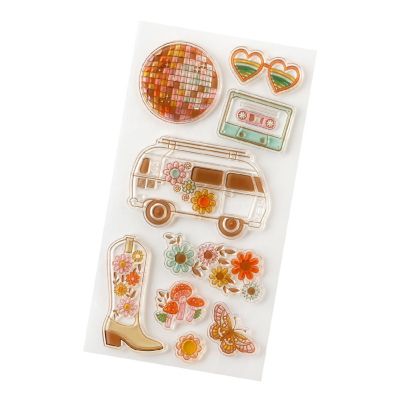 Jen Hadfield Groovy Darlin' Acrylic Stamp Set-9/Pkg Image 3