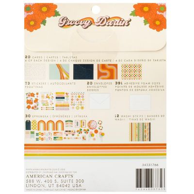 Jen Hadfield Groovy Darlin' Card Making Set-Makes 20 Image 1