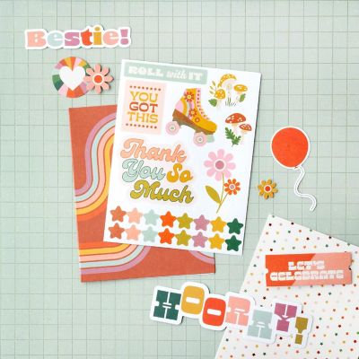 Jen Hadfield Groovy Darlin' Card Making Set-Makes 20 Image 2