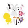 Jesus Cares Chick & Bunny Magnet Craft Kit - Makes 12 Image 1