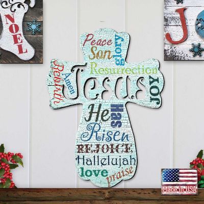 Jesus Cross Easter Door Decor by G. Debrekht Image 1