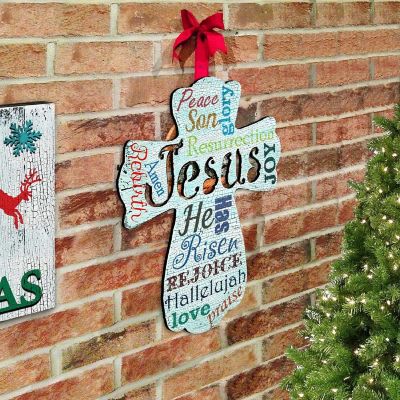 Jesus Cross Easter Door Decor by G. Debrekht Image 2