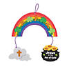 Jesus Is My Pot of Gold St. Patrick's Day Mobile Craft Kit - Makes 12 Image 1