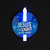 Jesus Is the Light Glow Sticks with Card - 12 Pc. Image 1