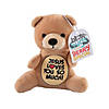 Jesus Loves You Stuffed Bear Valentine Exchanges with Card for 12 Image 1