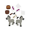 Jesus on Donkey Pull-Back Craft Kit - Makes 12 Image 1