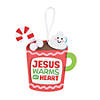 Jesus Warms My Heart Cocoa Ornament Craft Kit - Makes 12 Image 1