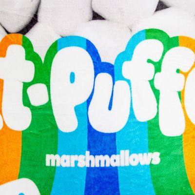 Jet-Puffed Marshmallows Fleece Throw Blanket  45 x 60 Inches Image 1