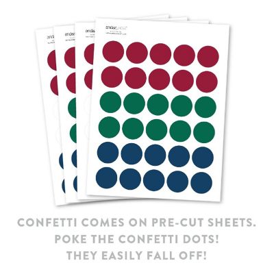 Jewel Tone Confetti, 180-Pack Image 1