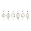 Jeweled Glass Finial Drop Ornament (Set Of 6) 7.25"H Glass Image 2