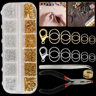 Jewelry Finding Tools Set - Jump Rings, Clasps, Making Kit Image 1