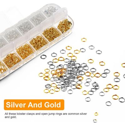 Jewelry Finding Tools Set - Jump Rings, Clasps, Making Kit Image 1