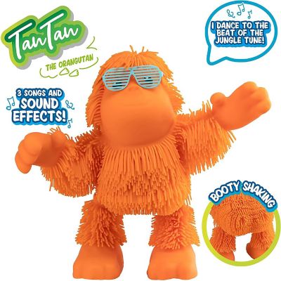 Jiggly Pets Orange Tan-Tan the Orangutan Electronic Toy With Movement and Sound Image 2