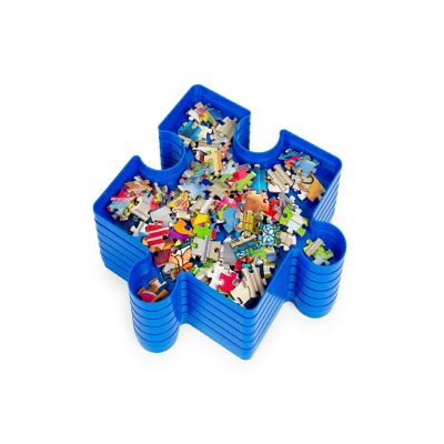 Jigsaw Puzzle Stackable Sorting Trays  Set of 6 Image 1