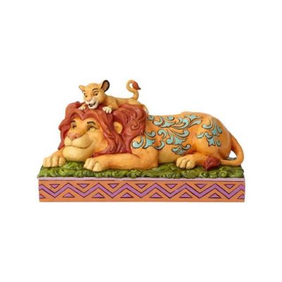 Jim Shore Disney A Father&#8217;s Pride Simba and Mufasa Lion King Figurine 6000972 Image 1