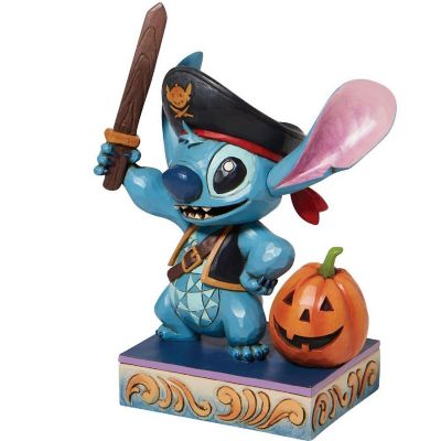 Jim Shore Disney Traditions Pirate Stitch Halloween Figurine 6008987 Image 2