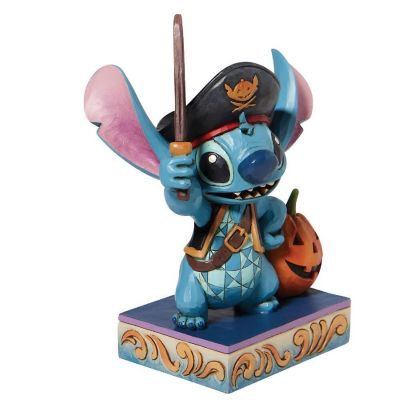 Jim Shore Disney Traditions Pirate Stitch Halloween Figurine 6008987 Image 3