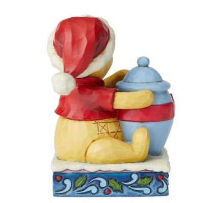 Jim Shore Disney Traditions Winnie The Pooh Christmas Figurine 6002845 New Image 1