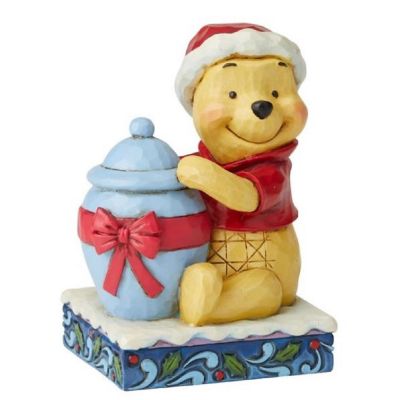 Jim Shore Disney Traditions Winnie The Pooh Christmas Figurine 6002845 New Image 2