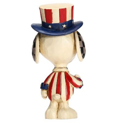 Jim Shore Peanuts Miniature Patriotic Snoopy Figurine Mini 6005951 New Image 3