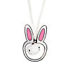Jingle Bell Bunny Necklaces - 12 Pc. Image 1