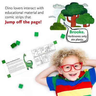 JITTERYGIT DinoBlox - Educational Magnetic Dinosaur Puzzle Blocks Kit Image 3