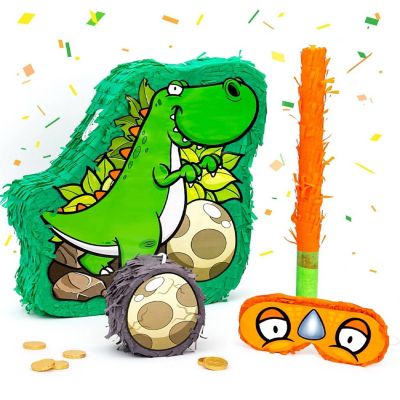 JITTERYGIT Dinosaur Pinata Theme Birthday Party Favor Treasure Hunt Game Image 1
