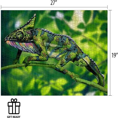 Johannes Stotter Chameleon Body Art 1000 Piece Jigsaw Puzzle Image 1