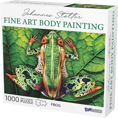 Johannes Stotter Frog Body Art 1000 Piece Jigsaw Puzzle Image 1