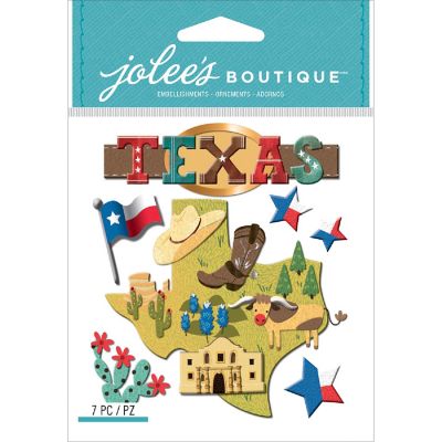 Jolee's Boutique Dimensional Stickers-Texas Image 1