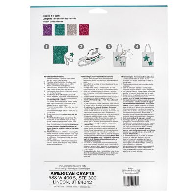 Jolee's Boutique Easy Image 8.5"X11" Transfer Sheets 4/Pkg-Bright Glitter Image 1