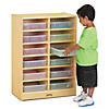 Jonti-Craft 12 Paper-Tray Mobile Storage - With Colored Paper-Trays Image 2
