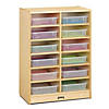 Jonti-Craft 12 Paper-Tray Mobile Storage - With Colored Paper-Trays Image 3