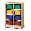 Jonti-Craft 8 Cubbie-Tray Mobile Unit - Without Trays Image 1