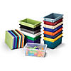 Jonti-Craft Cubbie-Tray Storage Rack - With Colored Cubbie-Trays Image 2