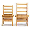 Jonti-Craft Instructor&#8217;S Ladderback Chair Pair - 12" Height Image 1