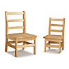 Jonti-Craft Instructor&#8217;S Ladderback Chair Pair - 12" Height Image 3