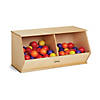 Jonti-Craft Stacking Beveled Crate &amp;#8211; Duplex Image 1