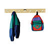 Jonti-Craft Wall Mount Coat Rail - 7 Hooks Image 1