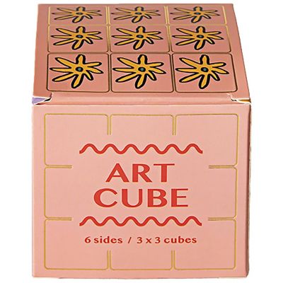 Journey of Something: Art Cube - Flower Pop - 6-Sided Puzzle Game, Fidget Toy Image 1